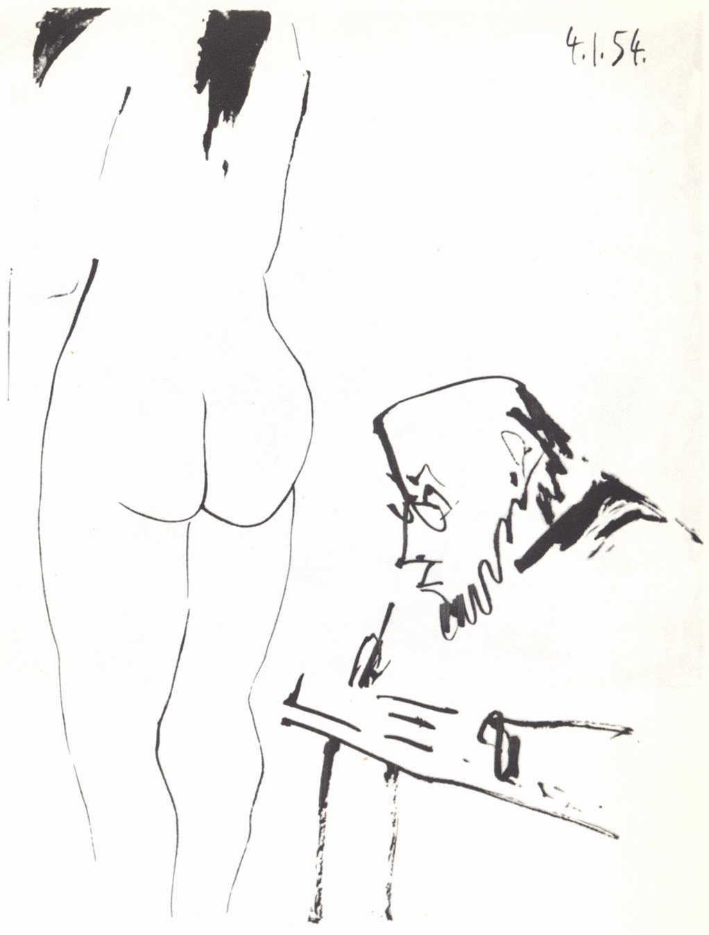 97—103. Рисунки из цикла «Человеческая комедия». 1953—1954