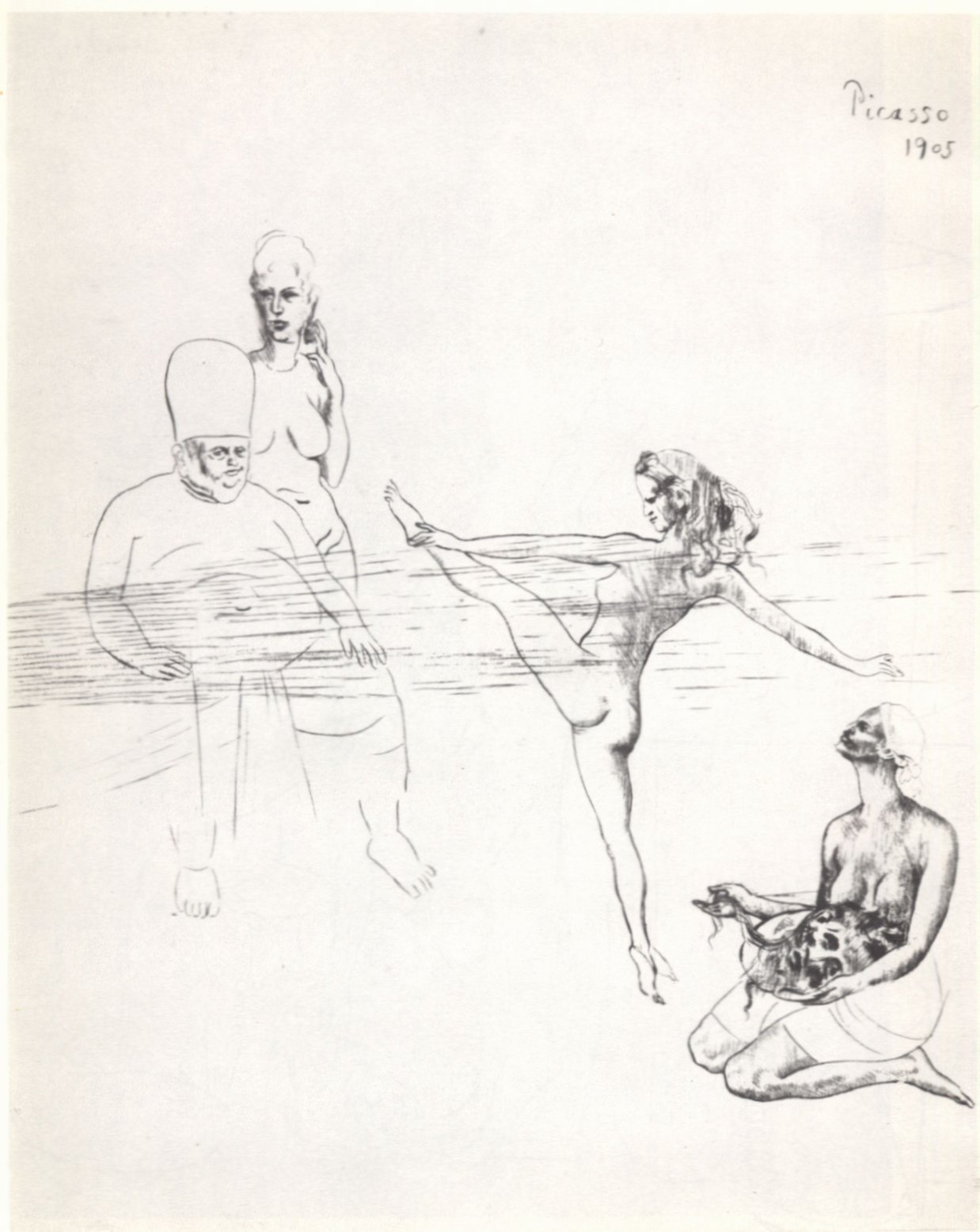 6. Саломея. 1905. Сухая игла. 40×34,8