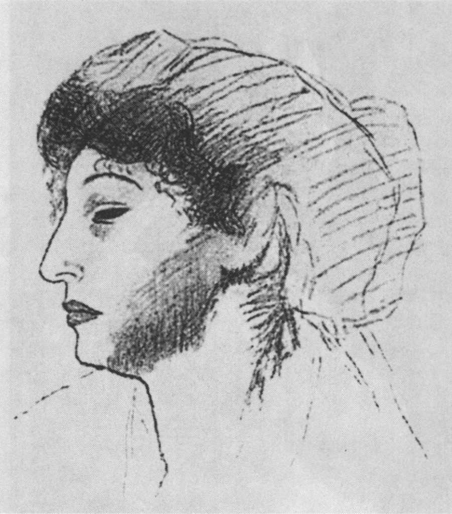 Без названия (рисунок Фернанды Оливье). 1906. Свинцовый карандаш