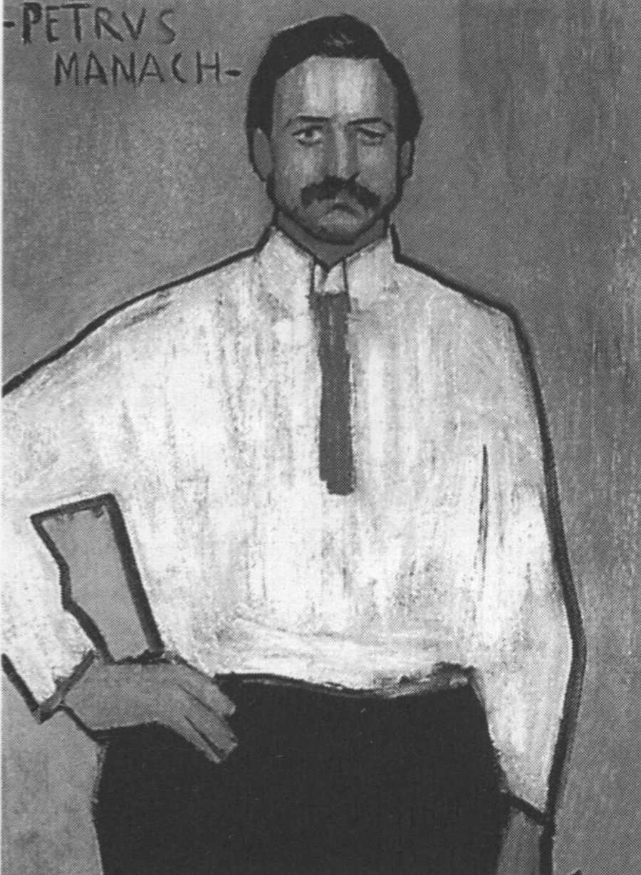 Портрет Пера Маниака. 1901. Холст, масло. 39x26