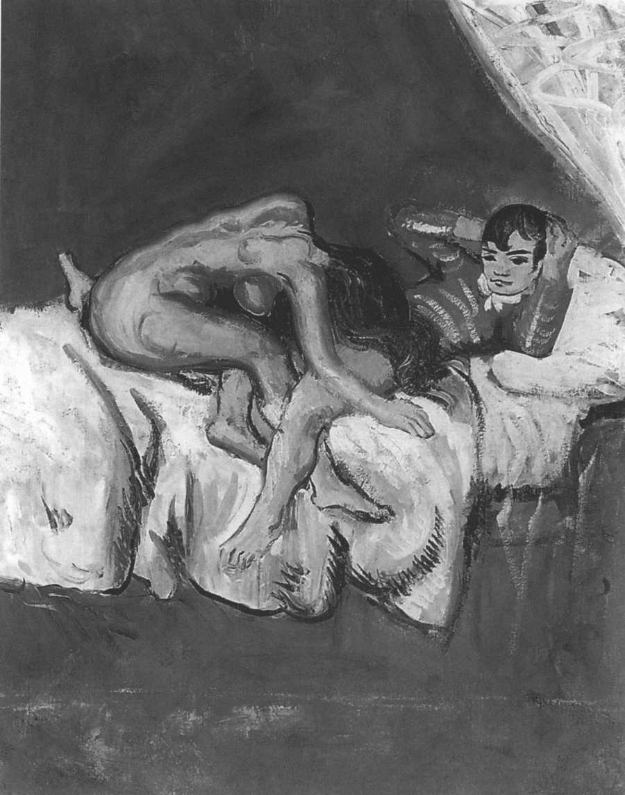 Любовь художника. 1903. Масло, холст, 26x21