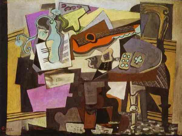 Пабло Пикассо "Натюрморт." (1918 год)