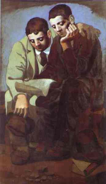 Пабло Пикассо "Чтение письма." (1921 год)