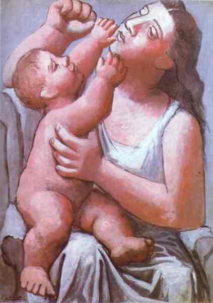 Пабло Пикассо "Мать и ребенок." (1922 год)