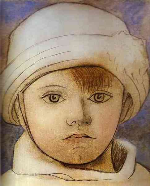 Пабло Пикассо "Детский портрет Поля Пикассо." (1923 год)