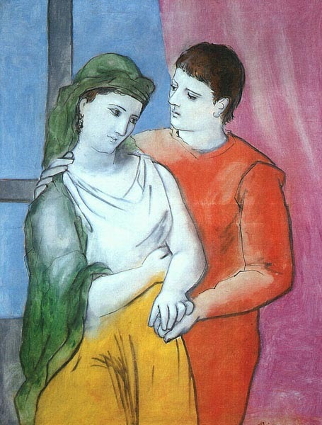 Пабло Пикассо "Любовники." (1923 год)
