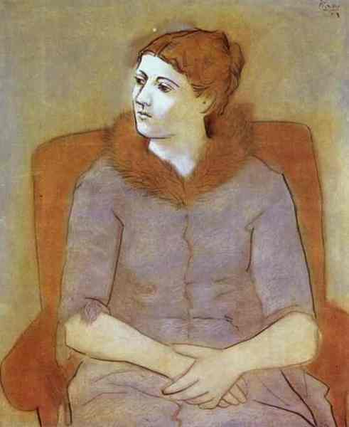 Пабло Пикассо "Мадам Ольга Пикассо." (1923 год)
