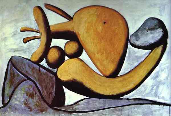 Пабло Пикассо "Девушка, бросающая камень." (1931 год)