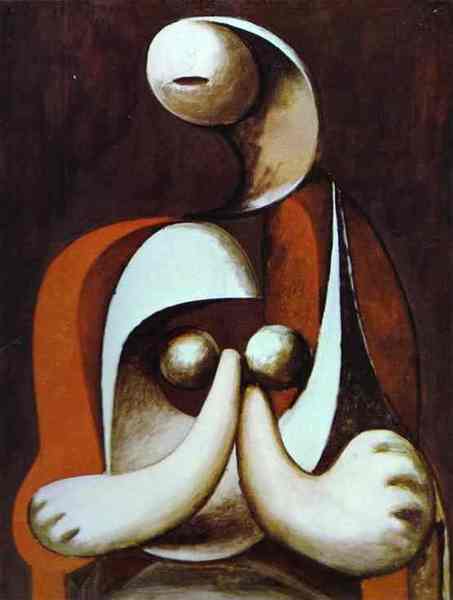 Пабло Пикассо "Обнажённая в кресле." (1932 год)