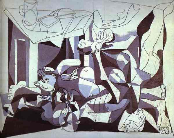 Пабло Пикассо "Склеп." (1944 год)