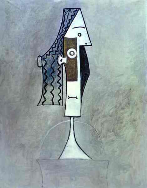 Пабло Пикассо "Жаклин Рок." (1957 год)