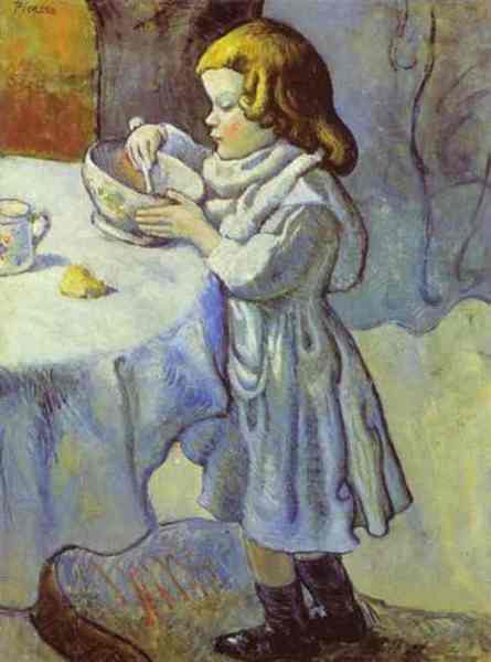 Пабло Пикассо "Гурман." (1901 год)
