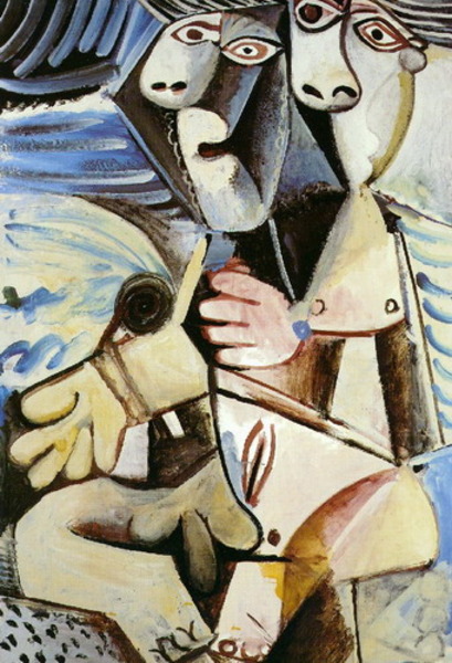 Пабло Пикассо "Объятия." (1971 год)