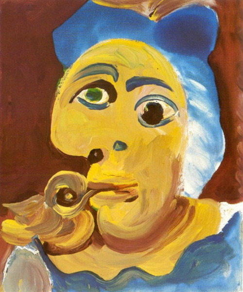 Пабло Пикассо "Голова и птица." (1971 год)
