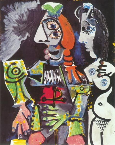 Пабло Пикассо "Матадор и обнаженная женщина 1." (1970 год)