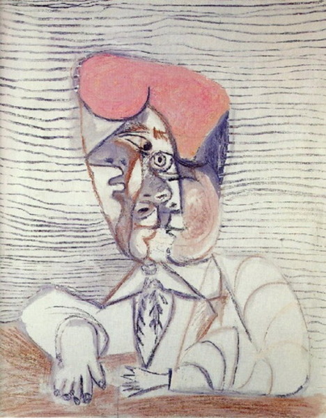 Пабло Пикассо "Бюст мужчины." (1972 год)