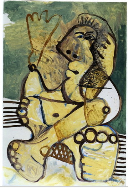 Пабло Пикассо "Женщина." (1972 год)