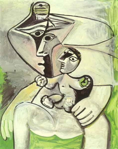 Пабло Пикассо "Материнство" (Женщина и ребенок)." (1971 год)