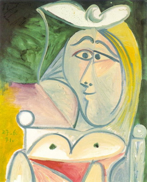 Пабло Пикассо "Бюст женщины 1." (1971 год)