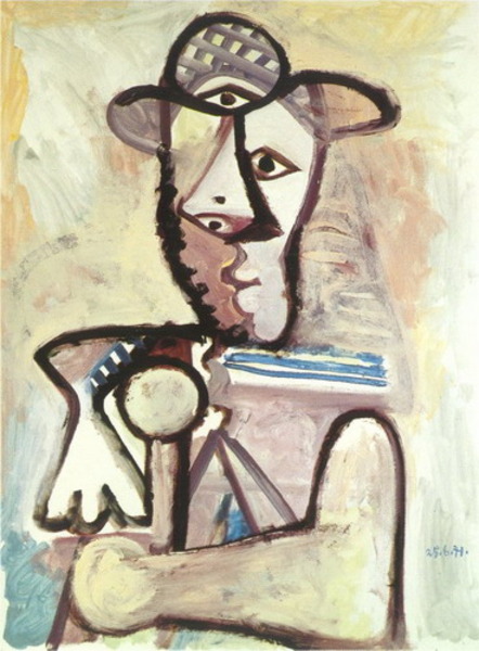 Пабло Пикассо "Бюст мужчины." (1971 год)