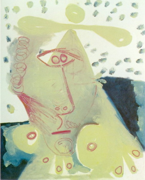 Пабло Пикассо "Бюст женщины 3." (1971 год)
