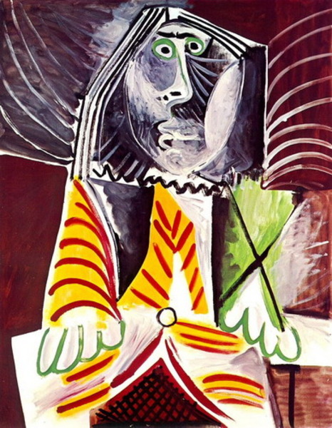 Пабло Пикассо "Сидящий мужчина 3." (1969 год)