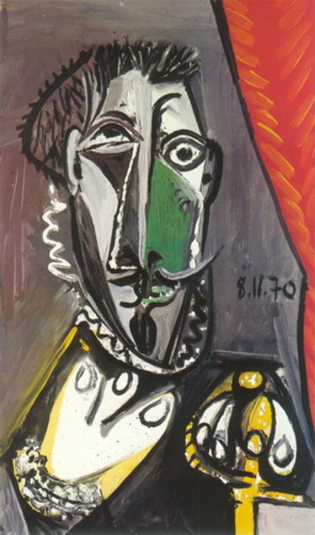 Пабло Пикассо "Бюст мужчины." (1970 год)