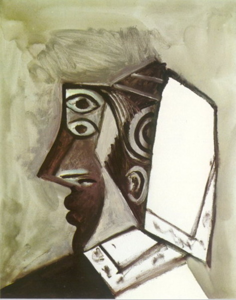 Пабло Пикассо "Голова женщины 1." (1971 год)