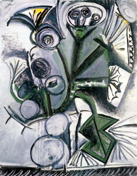Пабло Пикассо "Букет цветов." (1969 год)