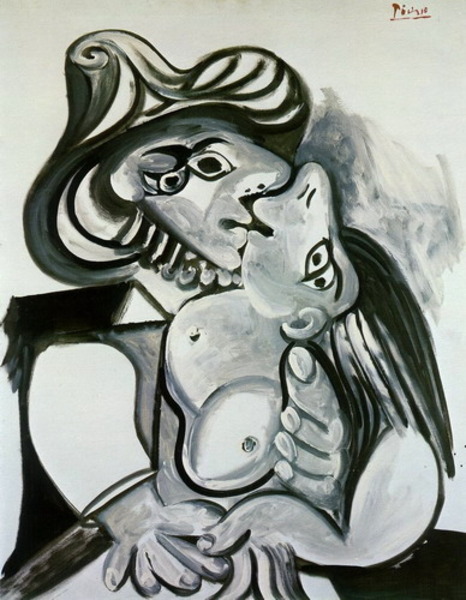Пабло Пикассо "Поцелуй 3." (1969 год)