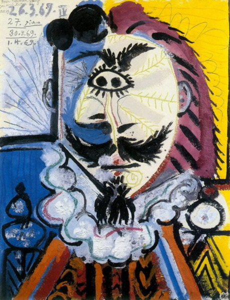 Пабло Пикассо "Мушкетер." (1969 год)