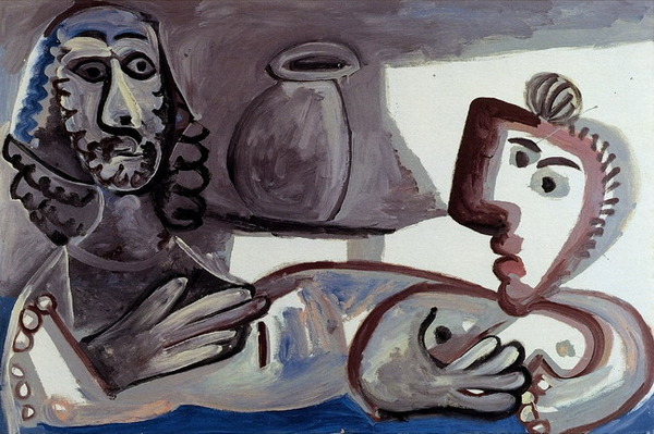 Пабло Пикассо "Беседа." (1970 год)