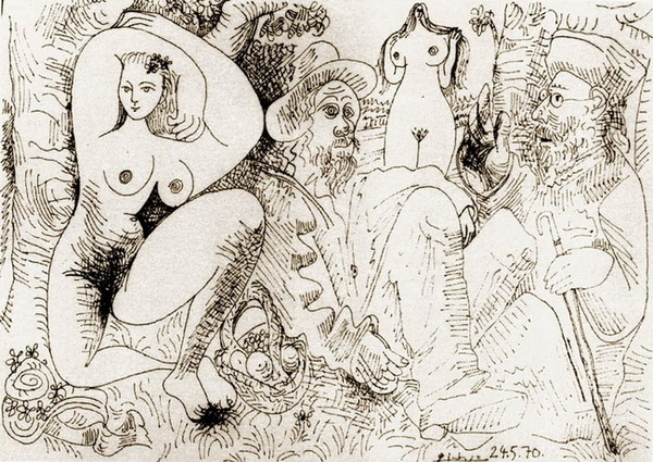 Пабло Пикассо "Завтрак на траве." (1970 год)