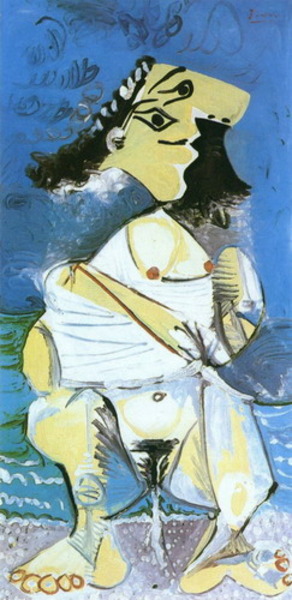 Пабло Пикассо "Писающая." (1965 год)