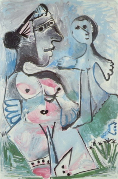 Пабло Пикассо "Венера и Амур." (1967 год)