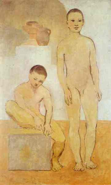 Пабло Пикассо "Два юноши." (1905 год)