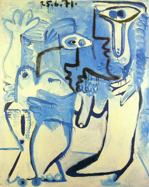Пабло Пикассо "Пара 1." (1970 год)