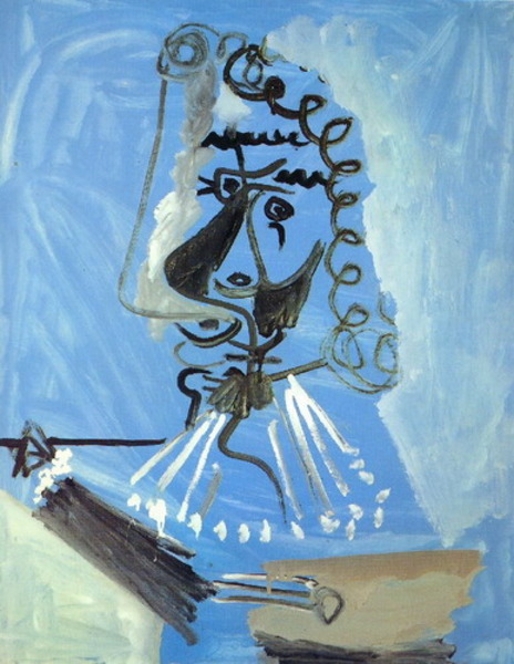 Пабло Пикассо "Художник 2." (1967 год)