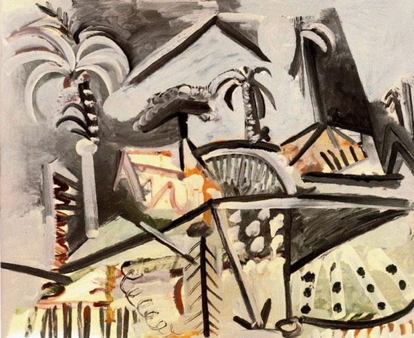 Пабло Пикассо "Пейзаж." (1972 год)
