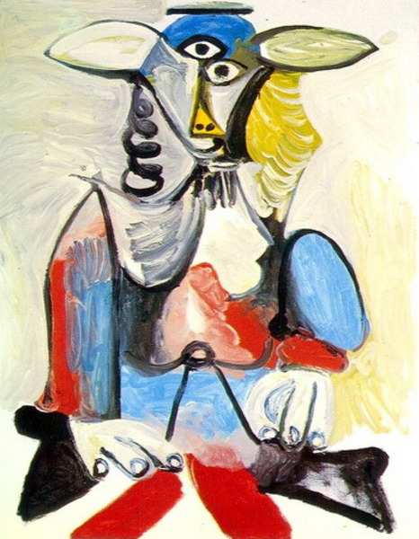 Пабло Пикассо "Персонаж." (1969 год)