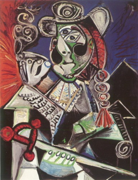 Пабло Пикассо "Матадор с сигарой." (1970 год)