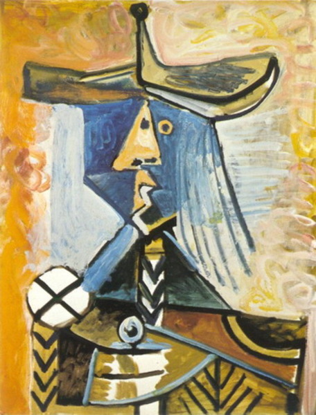 Пабло Пикассо "Персонаж 1." (1971 год)