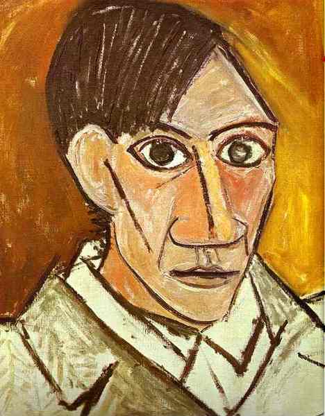 Пабло Пикассо "Автопортрет." (1907 год)