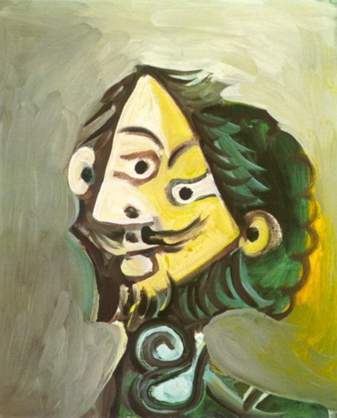 Пабло Пикассо "Голова мужчины 5." (1971 год)