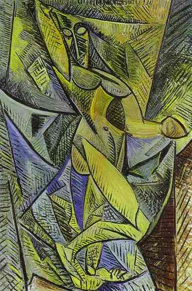 Пабло Пикассо "Танец с покрывалами." (1907 год)