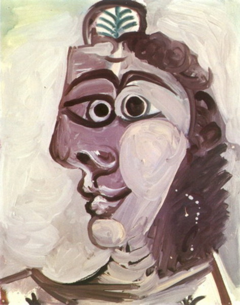 Пабло Пикассо "Голова женщины 3." (1971 год)
