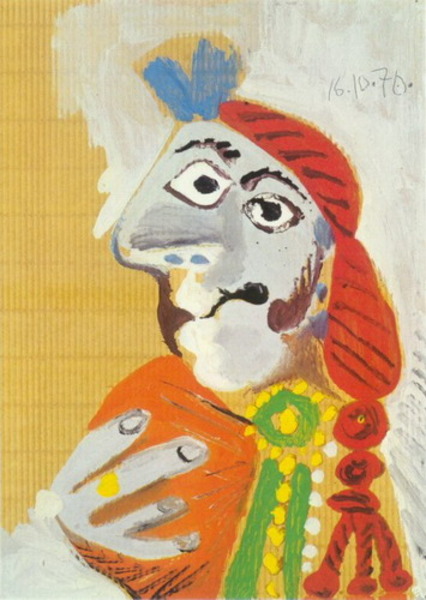Пабло Пикассо "Бюст матадора 3." (1970 год)