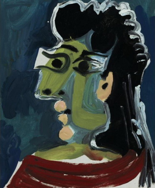 Пабло Пикассо "Голова женщины." (1965 год)