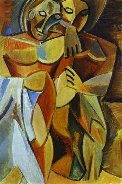 Пабло Пикассо "Дружба." (1908 год)