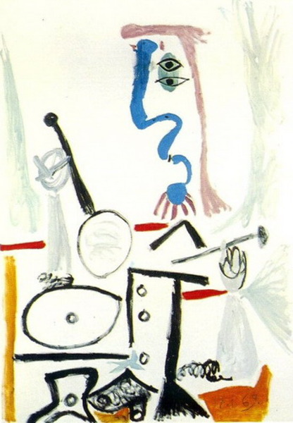 Пабло Пикассо "Пьеро." (1969 год)